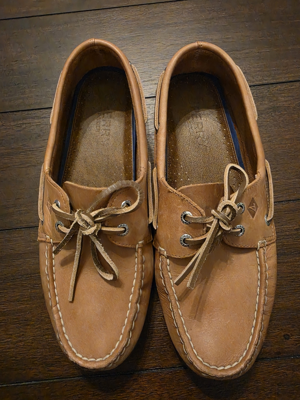 Sperry Men's Leather Boat Shoes - Tan